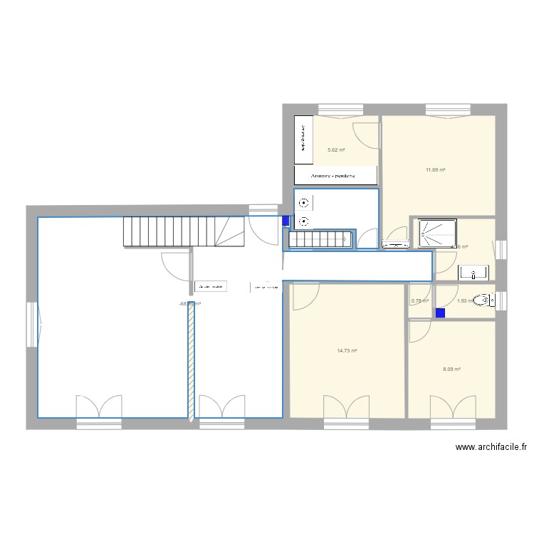 prades rdc v5. Plan de 0 pièce et 0 m2