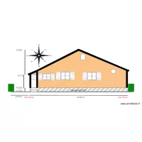 Facade NORD   chalet 20