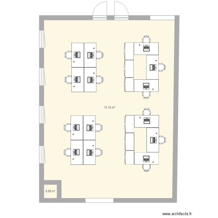 NovaOpenSpace Actuel. Plan de 0 pièce et 0 m2