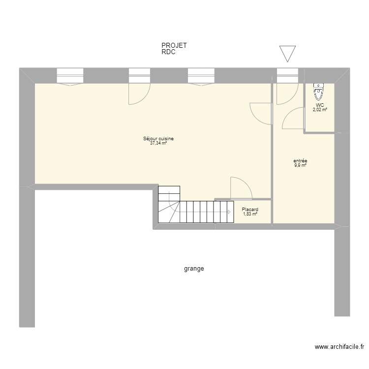 GEORGE. Plan de 0 pièce et 0 m2