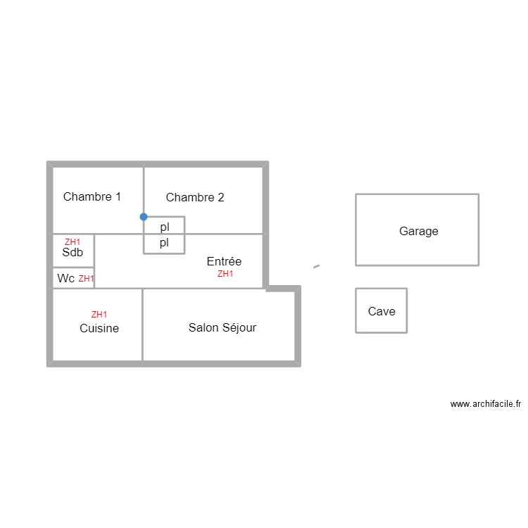 LEGUILVINEC DUHAOUX. Plan de 0 pièce et 0 m2