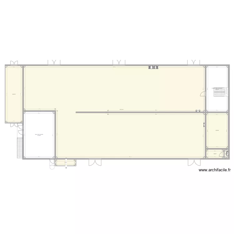 AFPA Limoges Romanet B&acirc;timent 10 &eacute;tage. Plan de 