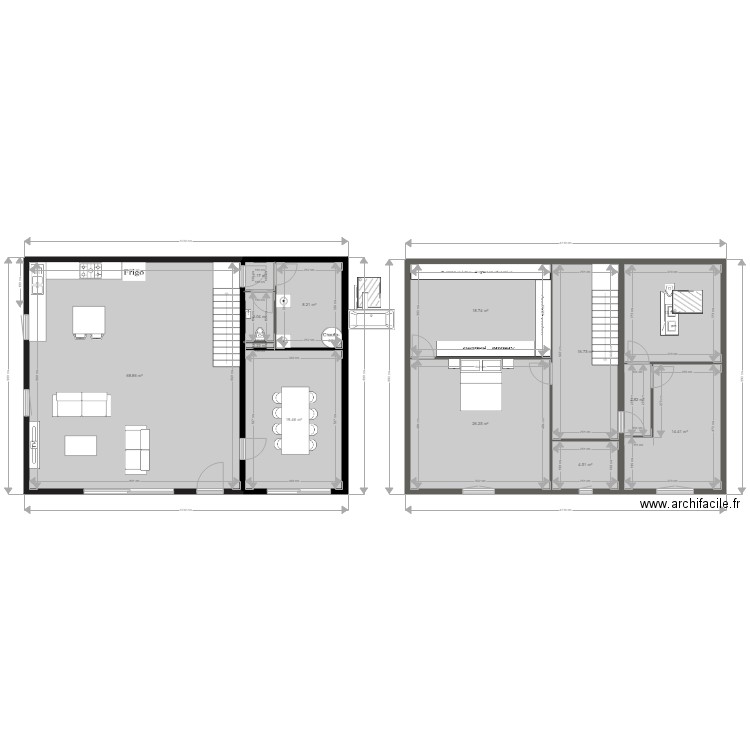 grange la ct st andre 3. Plan de 0 pièce et 0 m2