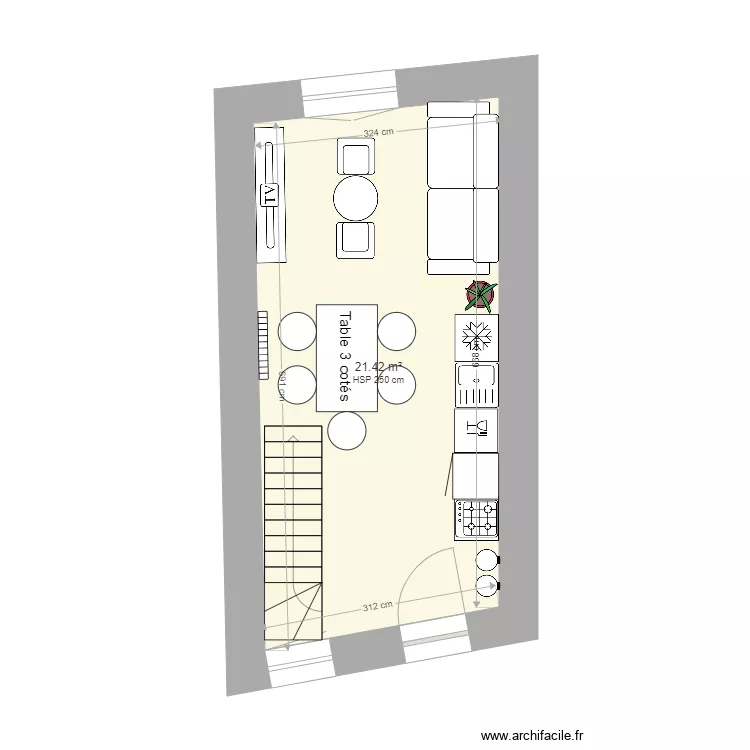 T3 rdc. Plan de T3 rdc. Plan de