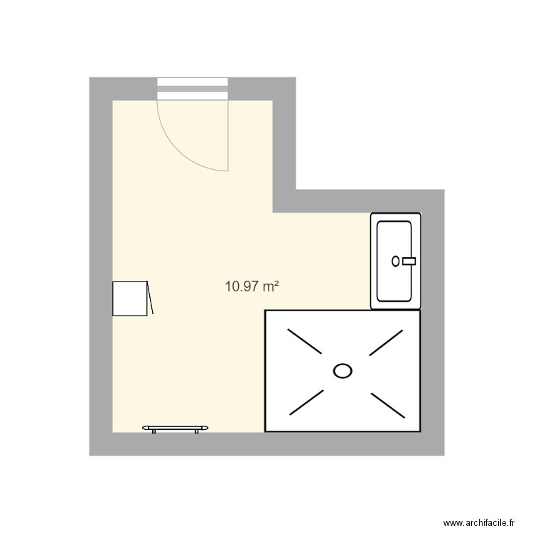 Salle de bain. Plan de 0 pièce et 0 m2