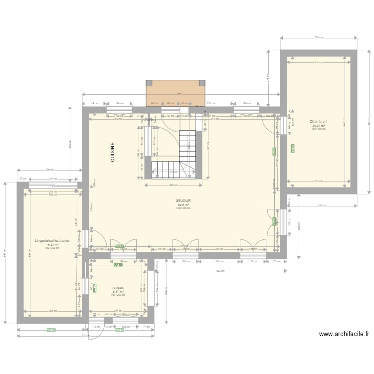 Plan Réaménagement Extérieurs 1. Plan de 0 pièce et 0 m2