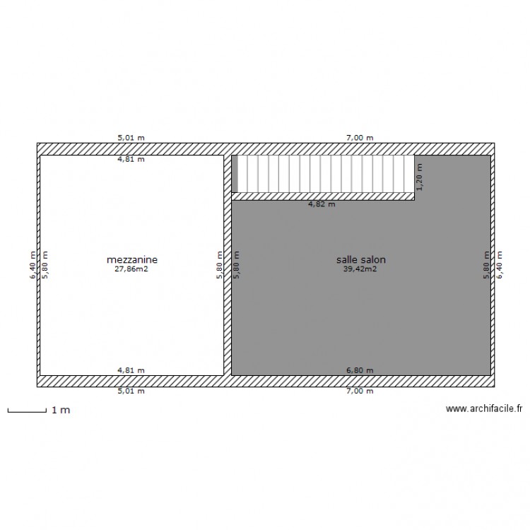 snack 1er etage. Plan de 0 pièce et 0 m2