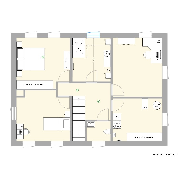 plan Salle de bain . Plan de 0 pièce et 0 m2