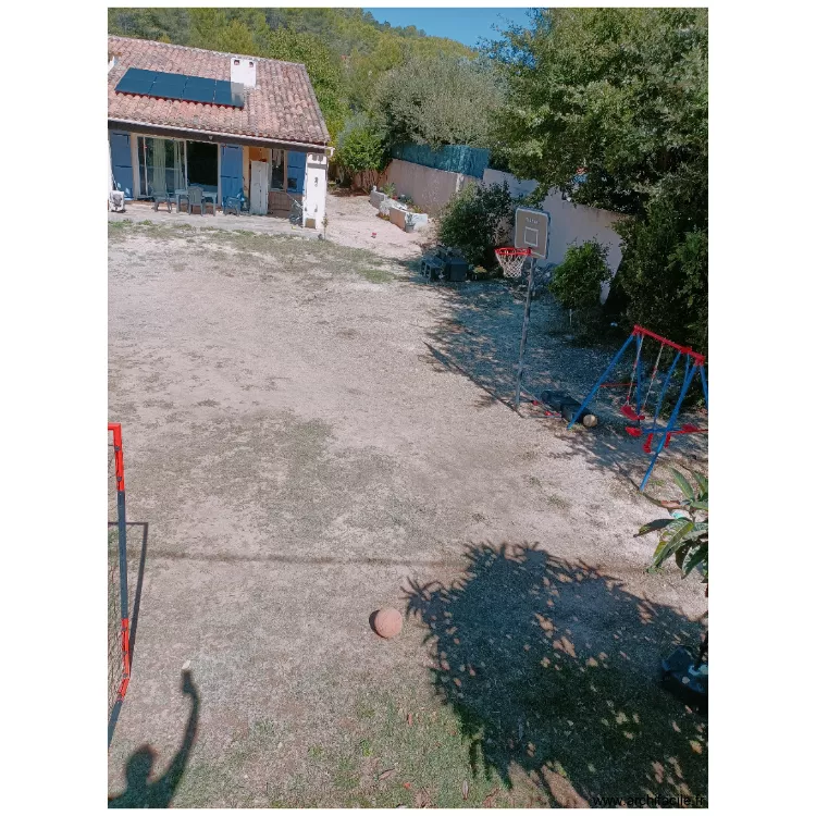 Vue a&eacute;rienne . Plan de 