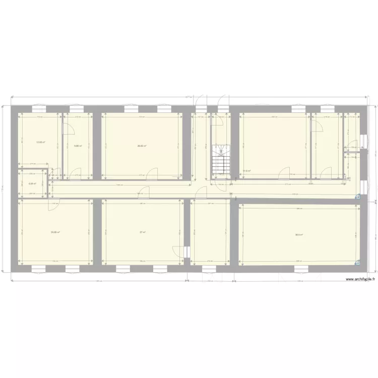 AVIGNONET AVANT. Plan de 