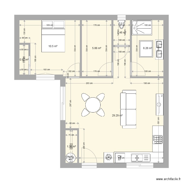 Agrandissement volx 2 plan. Plan de 0 pièce et 0 m2