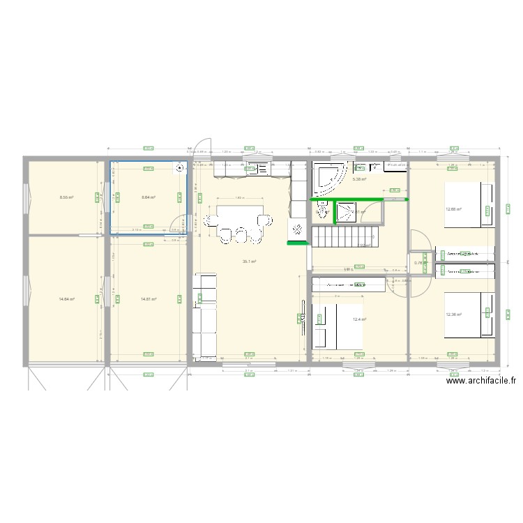 projet grande montée. Plan de 0 pièce et 0 m2