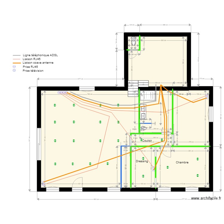 Maison La Destrousse communication. Plan de 0 pièce et 0 m2