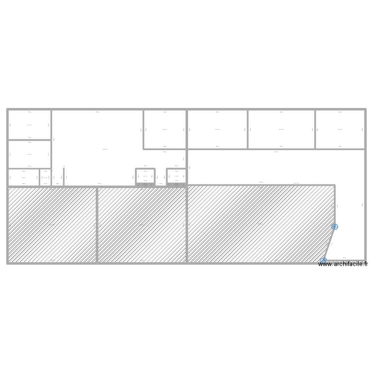 Batiment R1 surfaces réelles. Plan de 0 pièce et 0 m2