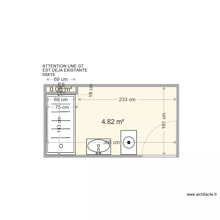 BRUNEAU CLAUDETTE . Plan de 