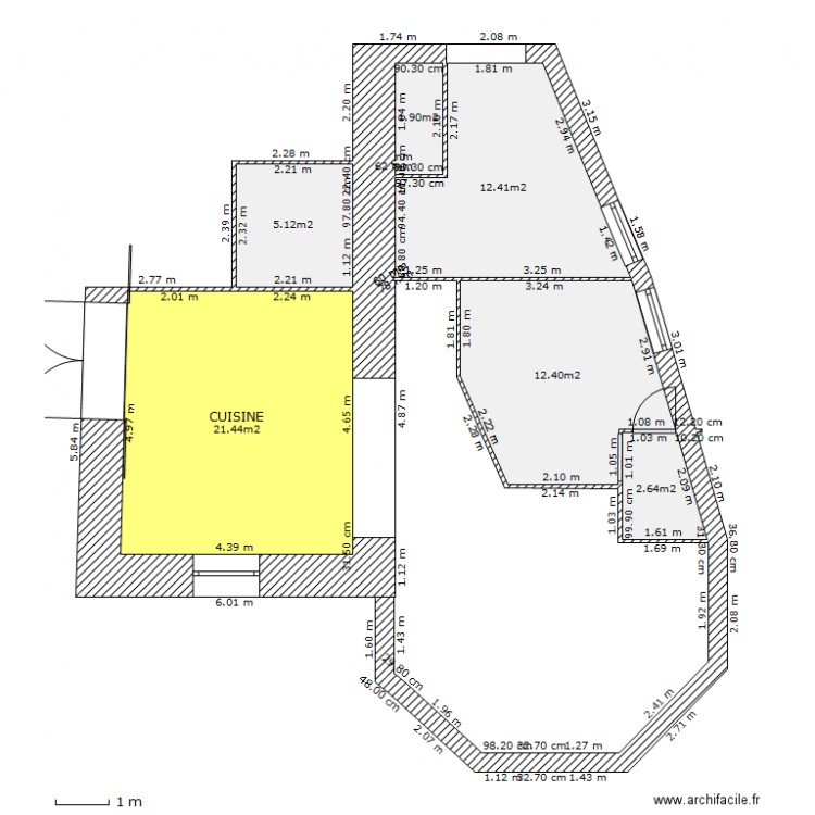 aparte 3 modifier. Plan de 0 pièce et 0 m2