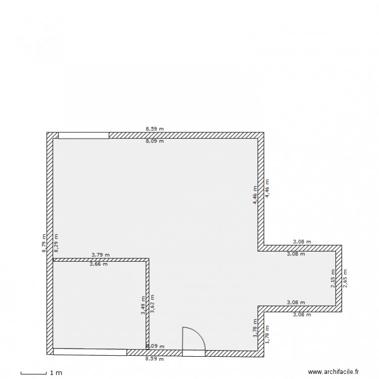 Test maison. Plan de 0 pièce et 0 m2