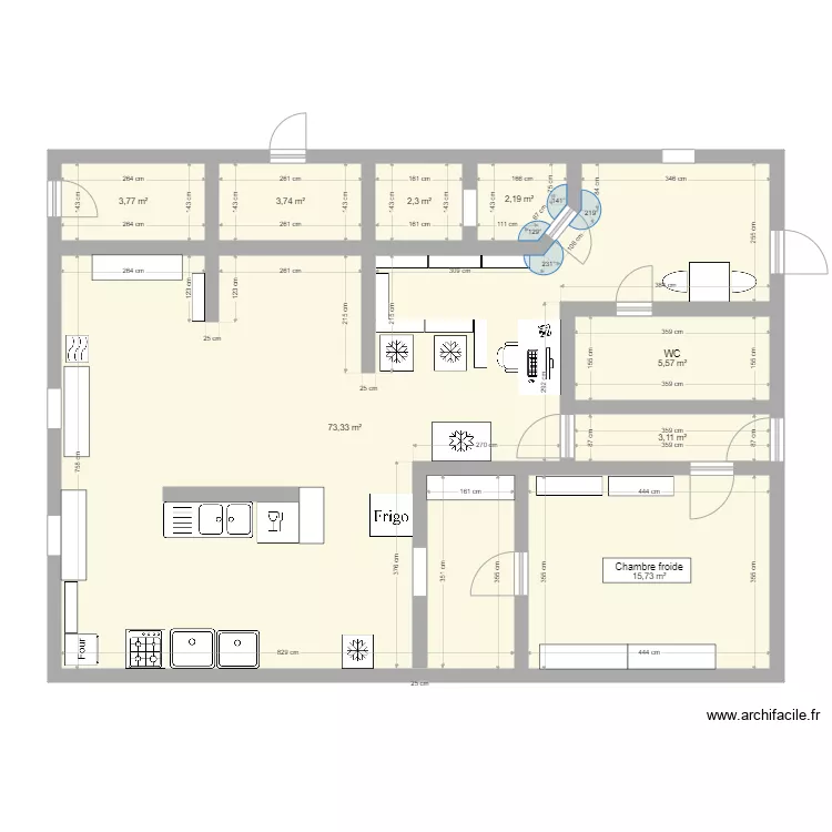 Repas &agrave; Domicile. Plan de 
