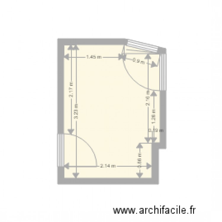 Cuisine Dominique. Plan de 0 pièce et 0 m2