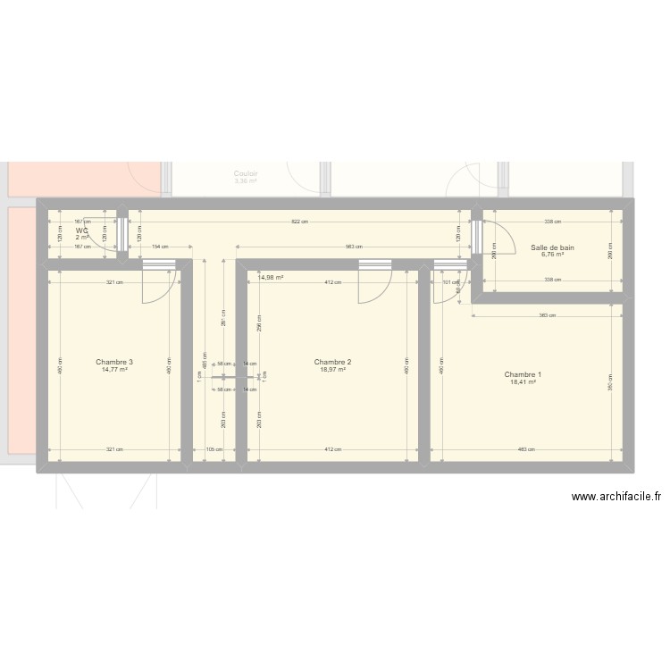 senat. Plan de 15 pièces et 201 m2