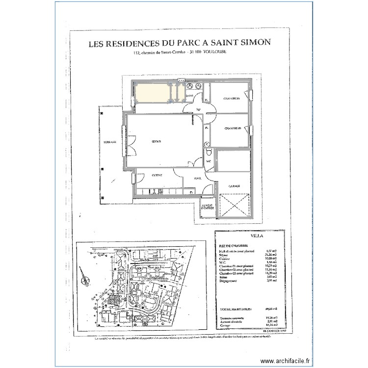 112 Basso combo1. Plan de 0 pièce et 0 m2
