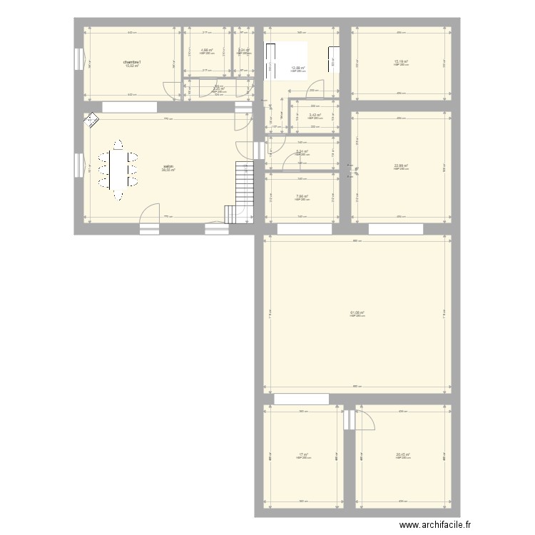marges ess0. Plan de 0 pièce et 0 m2