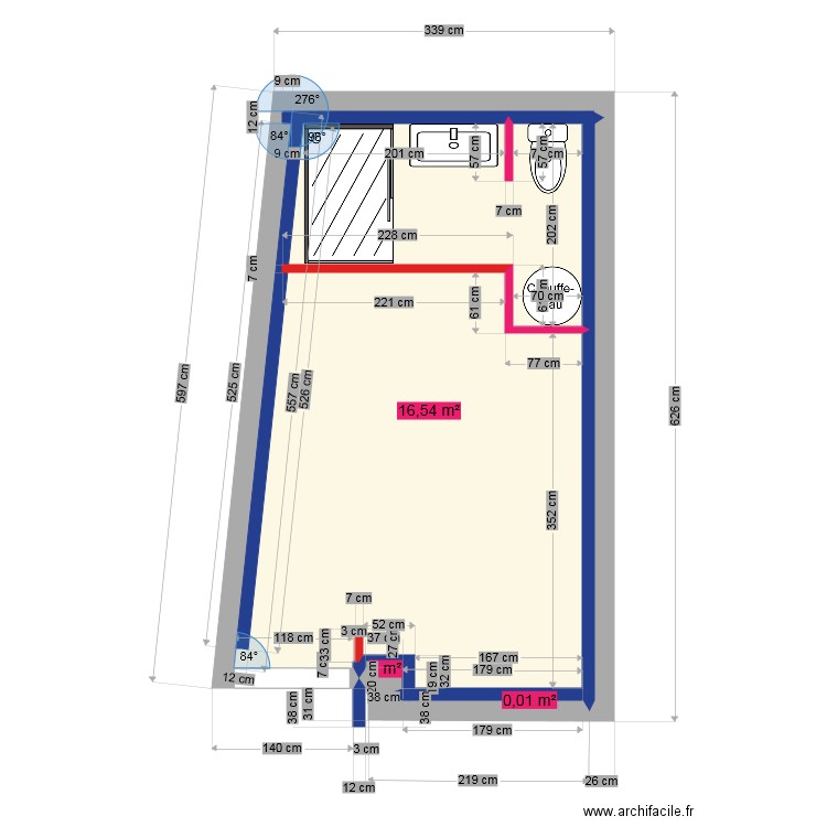 plage3. Plan de 0 pièce et 0 m2