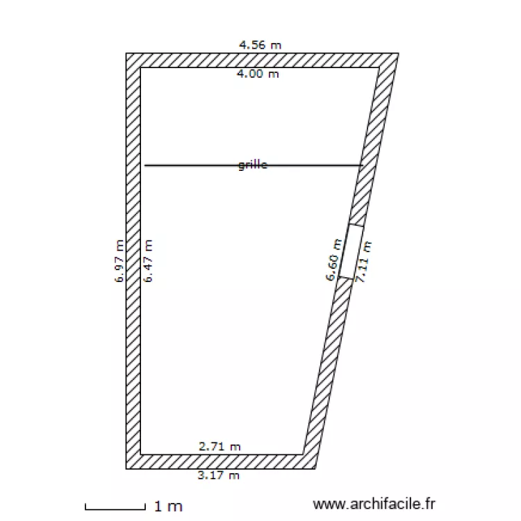 grille middelweg. Plan de 