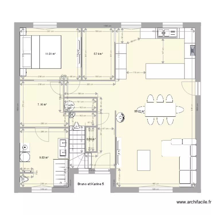bruno et karine 5. Plan de 
