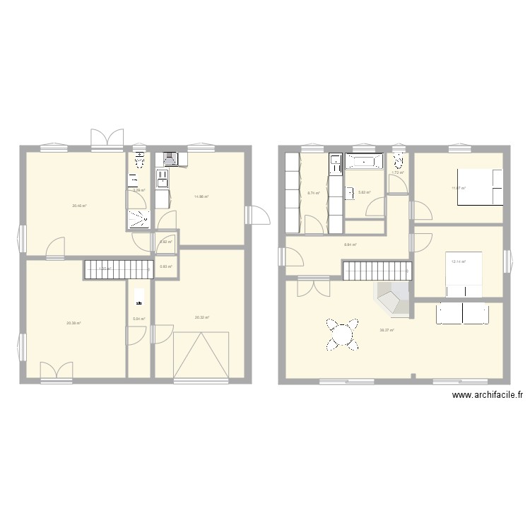 Maison Royan V0. Plan de 0 pièce et 0 m2