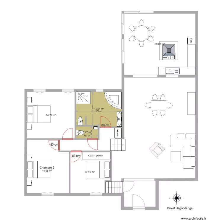 AFTAG REZ DE CHAUSSEE 4. Plan de 