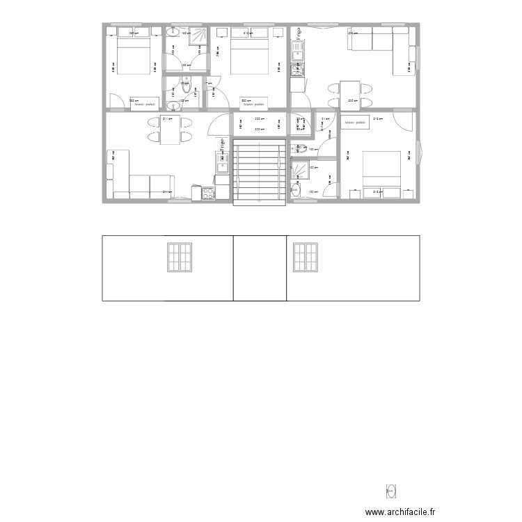 1er étage Gauche  2019. Plan de 0 pièce et 0 m2