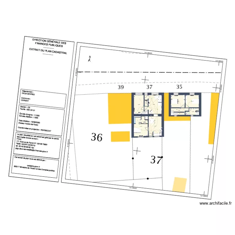 Maison Océane modifiée 04. Plan de Maison Océane modifiée 04. Plan de