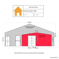 plan façade Est avant travaux