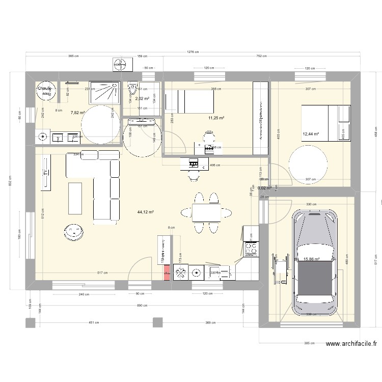 plan de niveau limoux NEW. Plan de 7 pièces et 94 m2