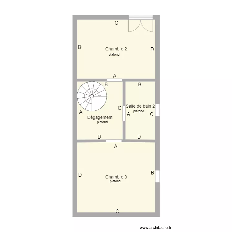 Sous sol Logement 2. Plan de 