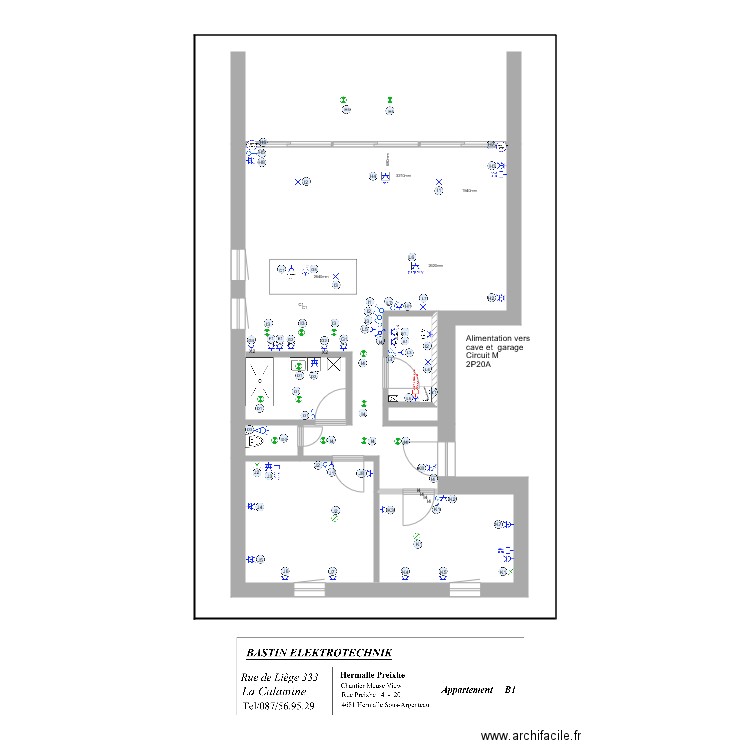 Appartement  Meuse View B1. Plan de 0 pièce et 0 m2