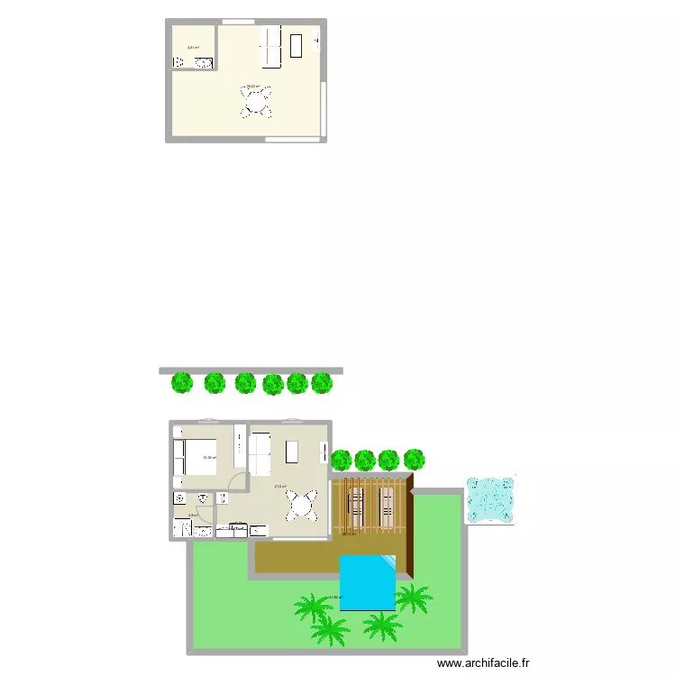 bungalow 2. Plan de bungalow 2. Plan de