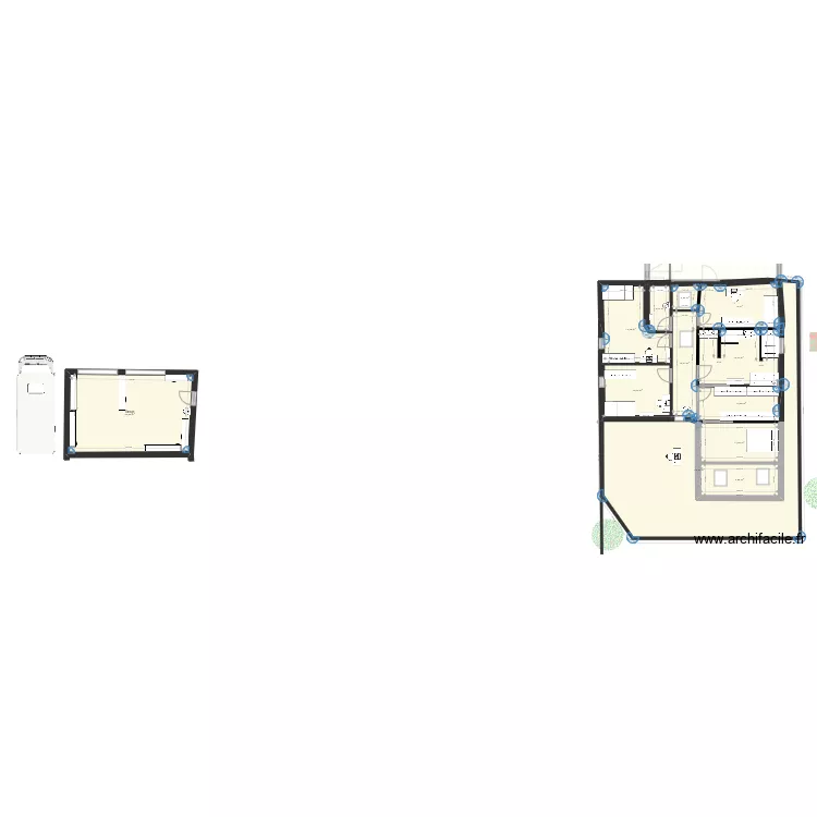 Smu petit zone u hall ext. Plan de 