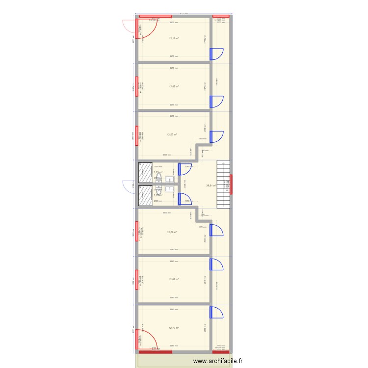 Грызлово дл. Plan de 19 pièces et 229 m2