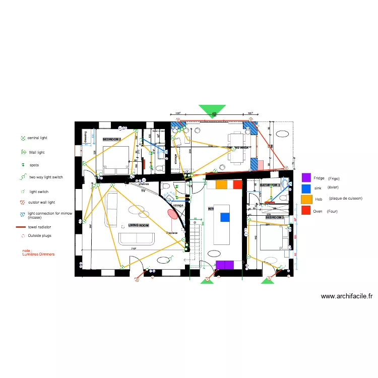 House Gabriella hh. Plan de 