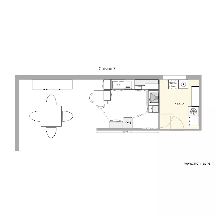 Le Goffic Am&eacute;nagement Cuisine archive 4. Plan de 