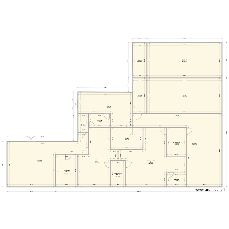 la ferme fleurie. Plan de 0 pièce et 0 m2