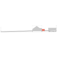 IMPLANTATION EXTENSION  PLAN DE COUPE DU TERRAIN