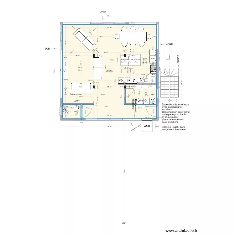 Rez de 81 m2 V1 . Plan de Rez de 81 m2 V1 . Plan de