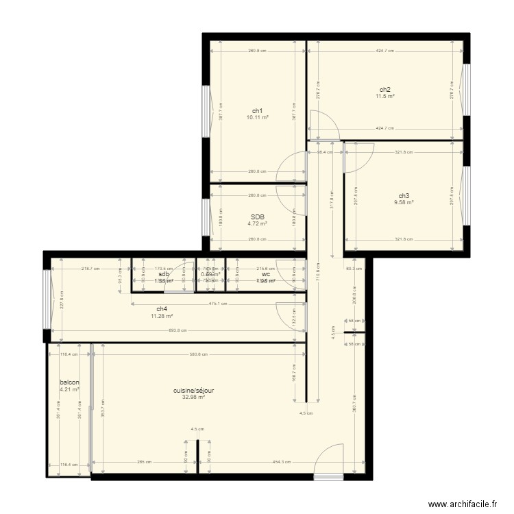 plan brisepotière. Plan de 0 pièce et 0 m2