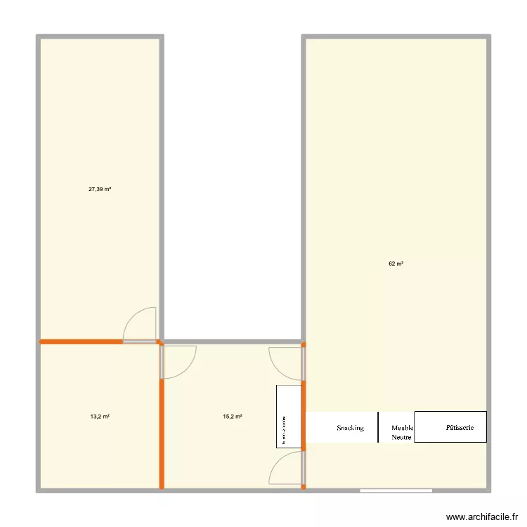 Teddy Boutique . Plan de 