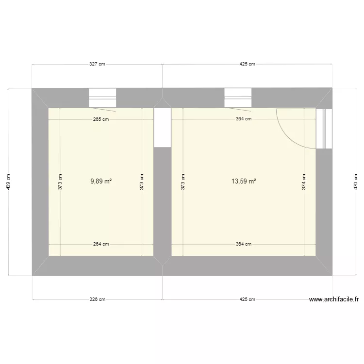 L'AGE CAVE. Plan de 
