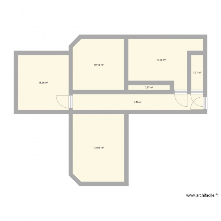 APPART 1. Plan de 0 pièce et 0 m2