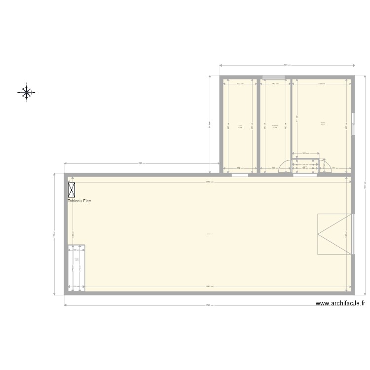 sous sol. Plan de 0 pièce et 0 m2